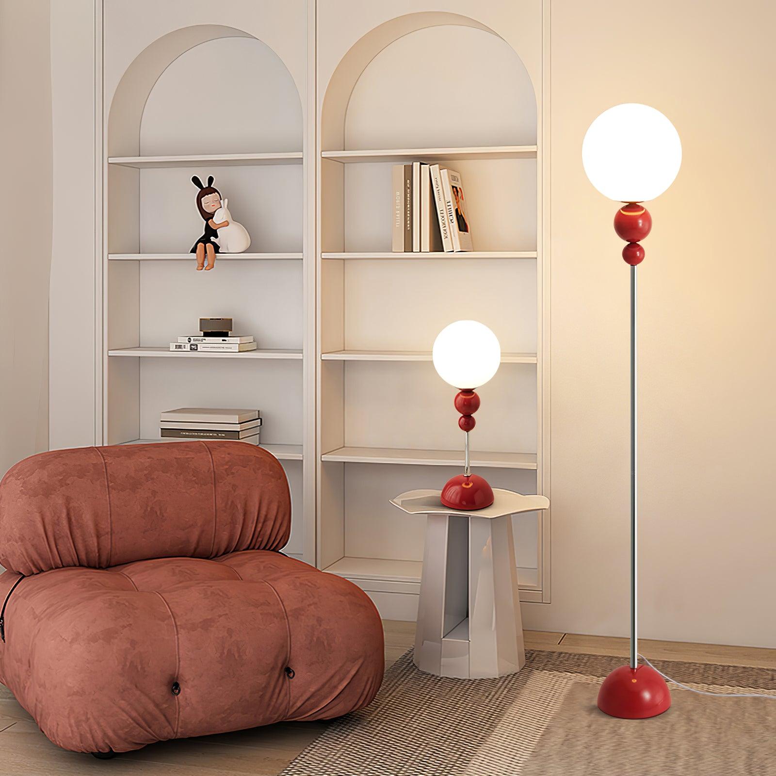 Marbelle | Retro Stehleuchte mit Kugel-Design