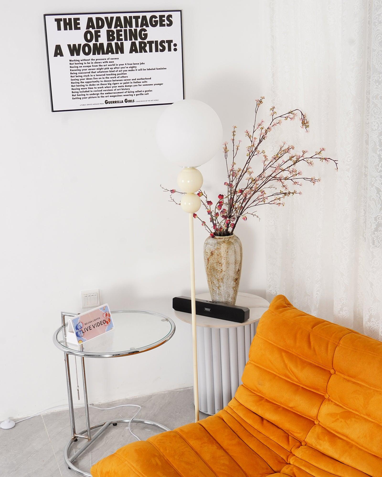 Marbelle | Retro Stehleuchte mit Kugel-Design