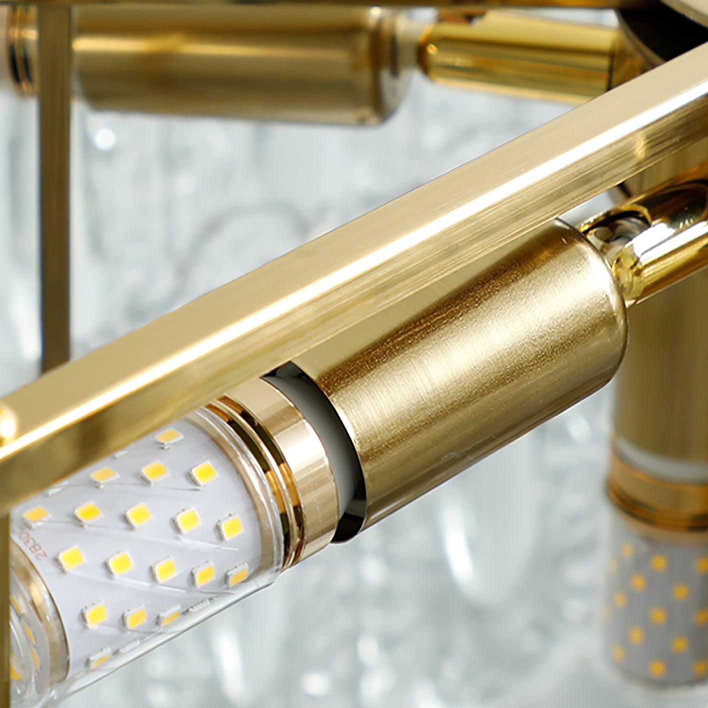 Velmira – LED Deckenlampe mit Glasornamenten
