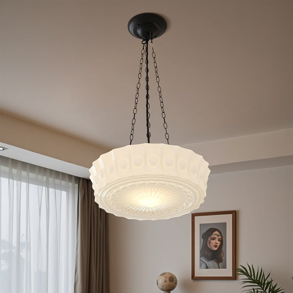 Veylora | Pendelleuchte mit Dekorativem Glas
