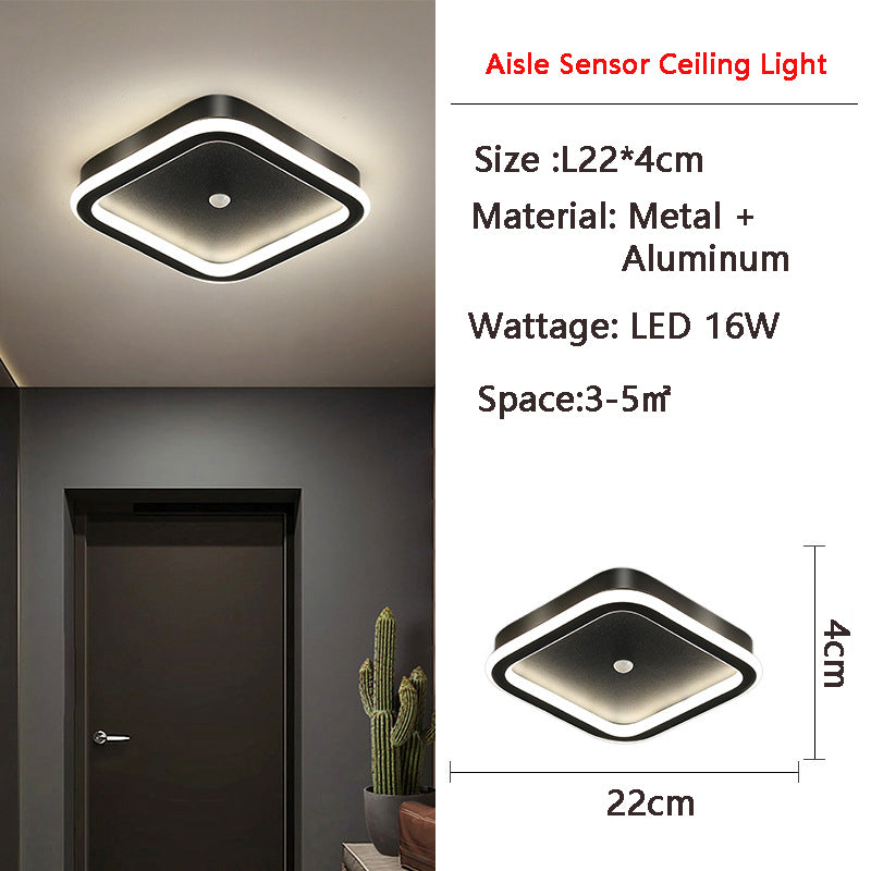 Zerian | Quadrat Deckenleuchte mit LED-Rahmen