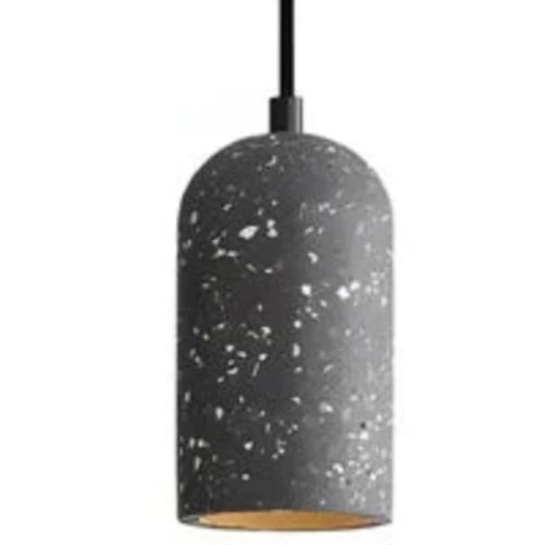 Nerian | Zylinder Pendelleuchte mit Terrazzo-Optik