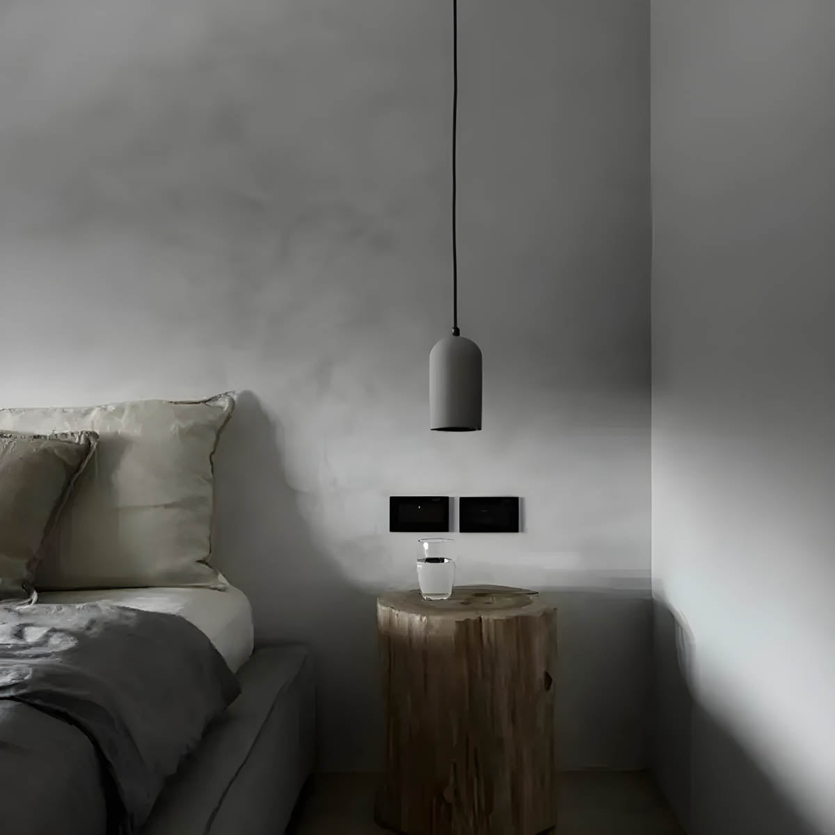 Nerian | Zylinder Pendelleuchte mit Terrazzo-Optik
