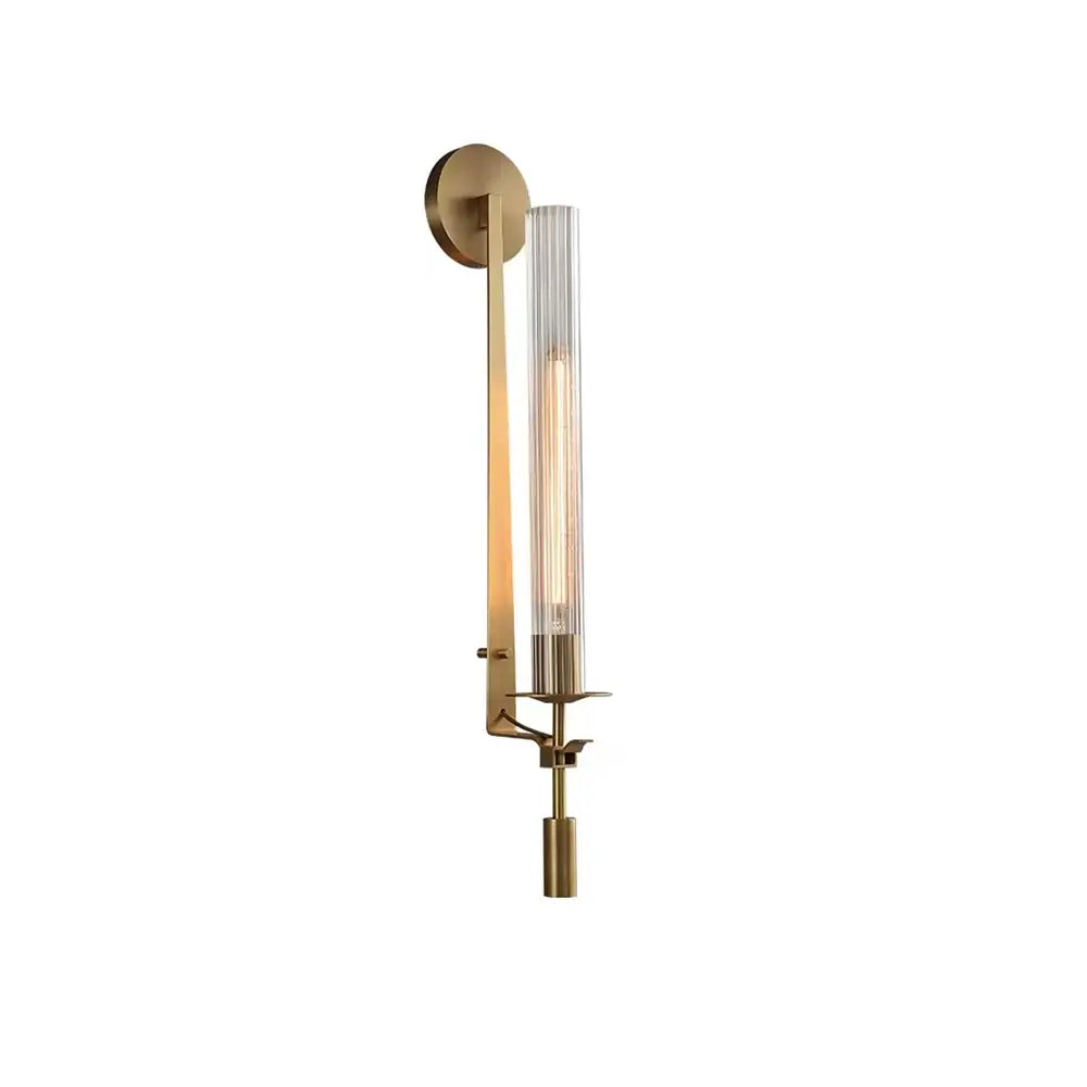 Viron | Retro Glas Wandlampe Metall