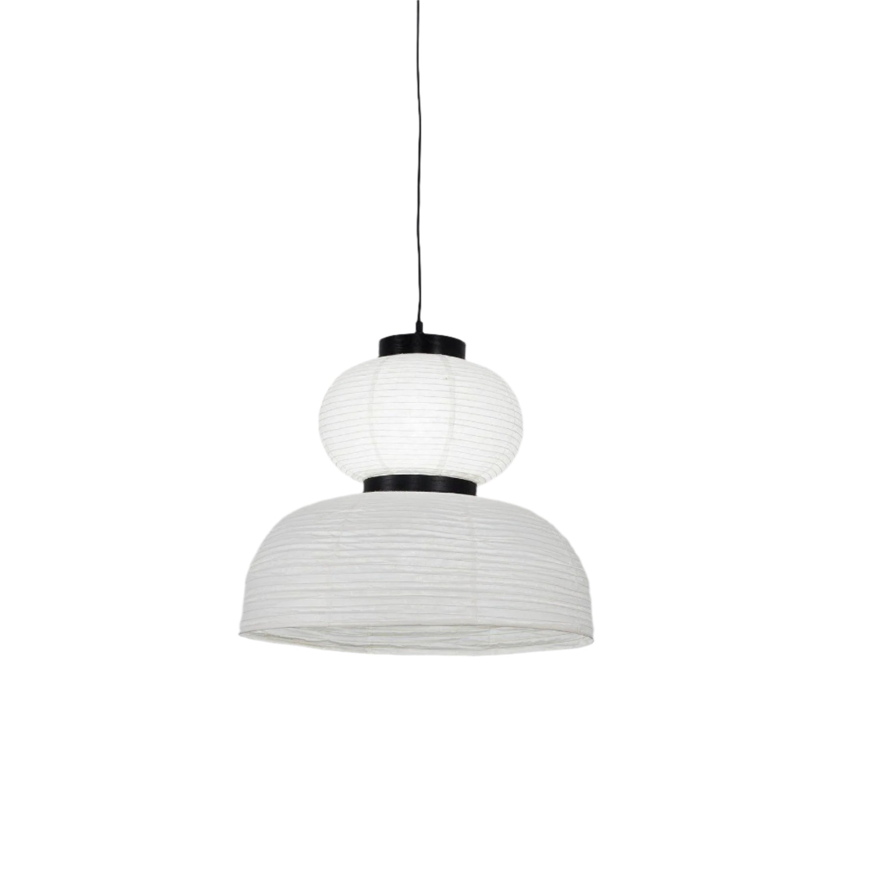Japandi | Papier Hängeleuchte Deckenlampe