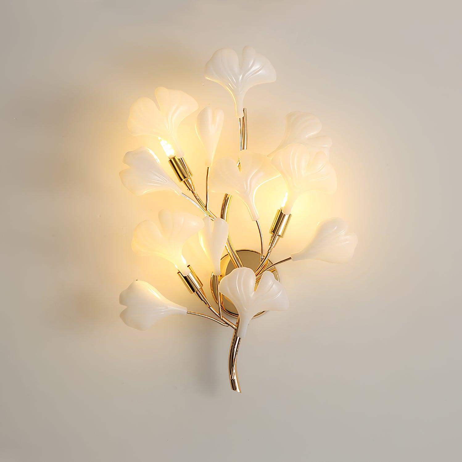 Flora | Keramik-Wandlampe Blumenblüten Design