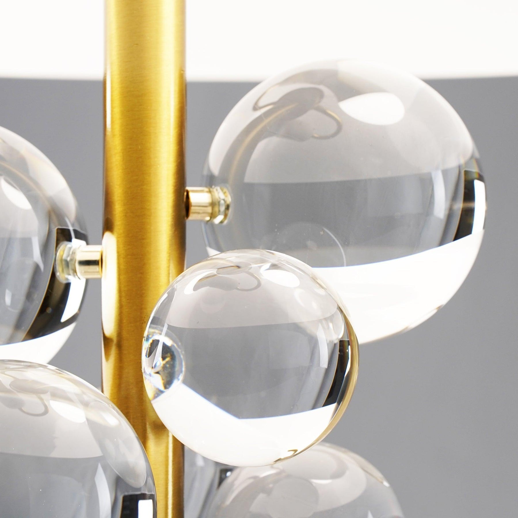Vera | Retro Marmor Glas-Tischlampe