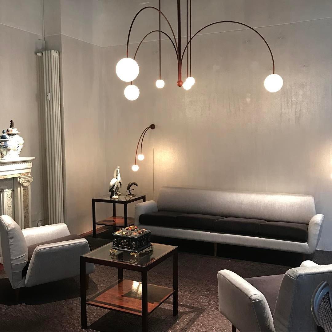 Arlina – Designer Deckenleuchte mit Glas-Kugeln