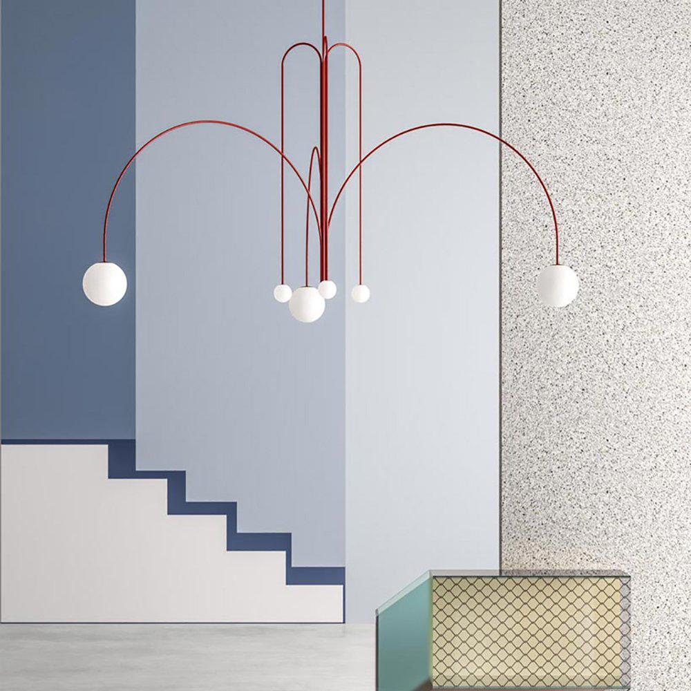 Arlina – Designer Deckenleuchte mit Glas-Kugeln