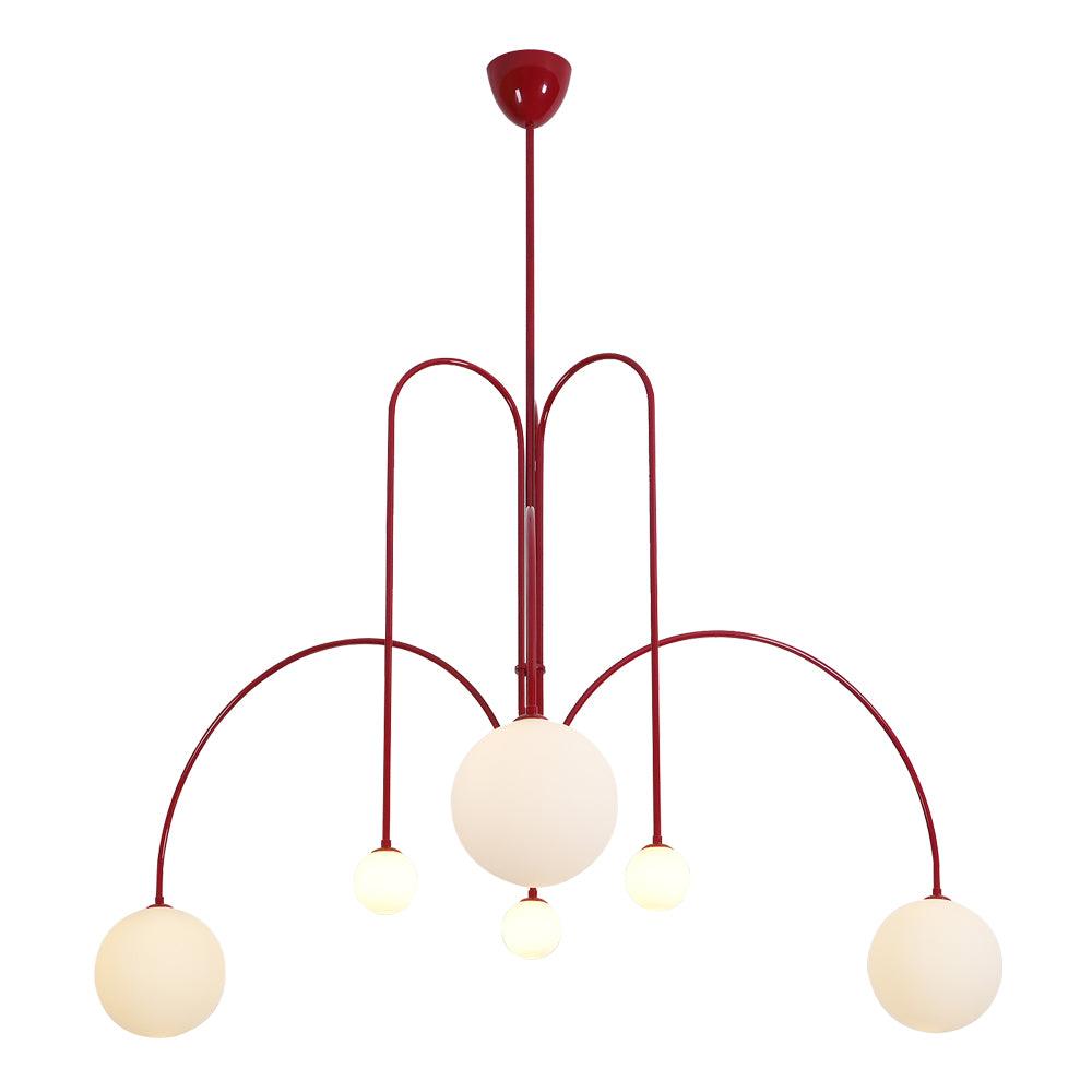 Arlina – Designer Deckenleuchte mit Glas-Kugeln