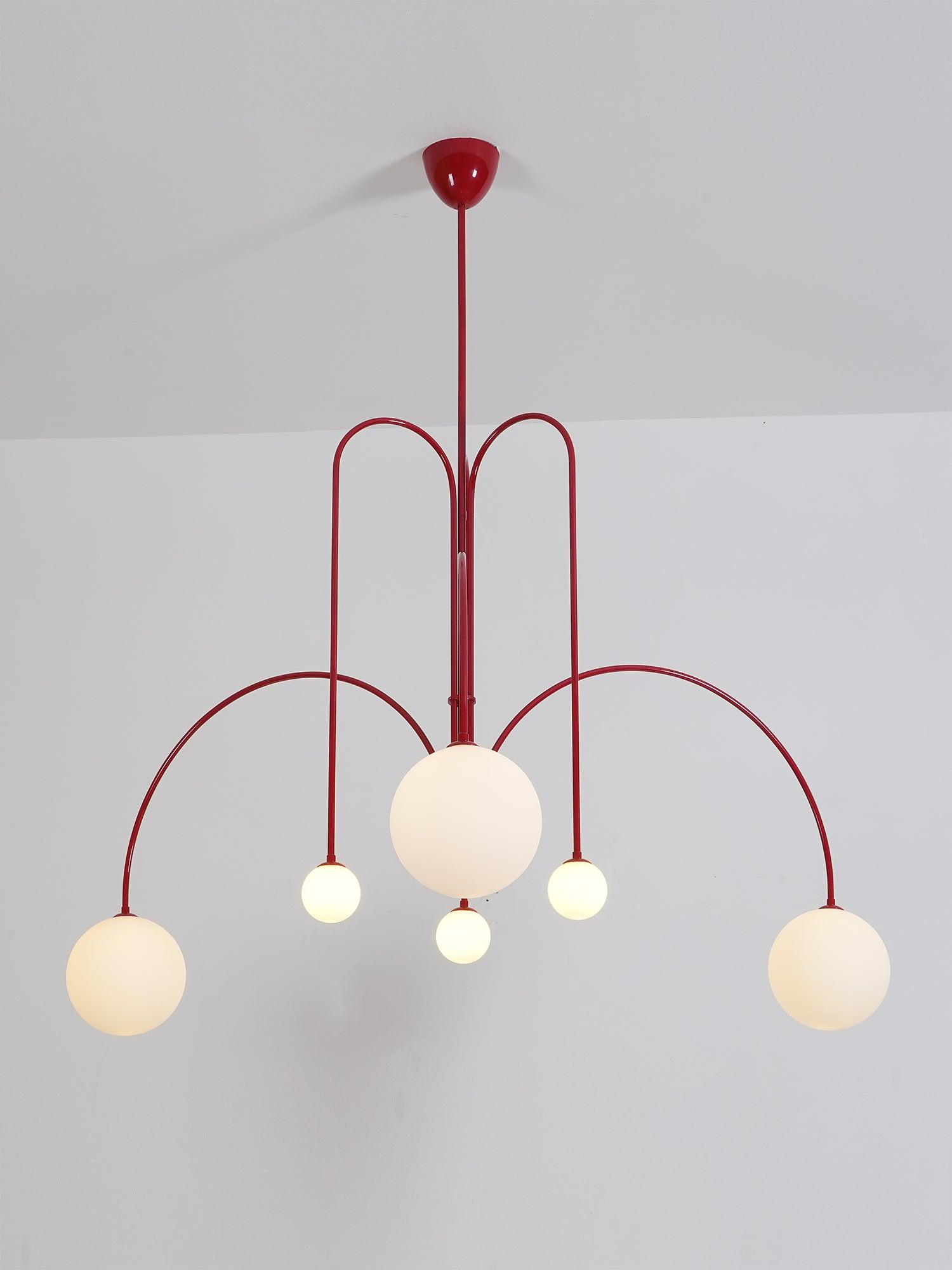 Arlina – Designer Deckenleuchte mit Glas-Kugeln