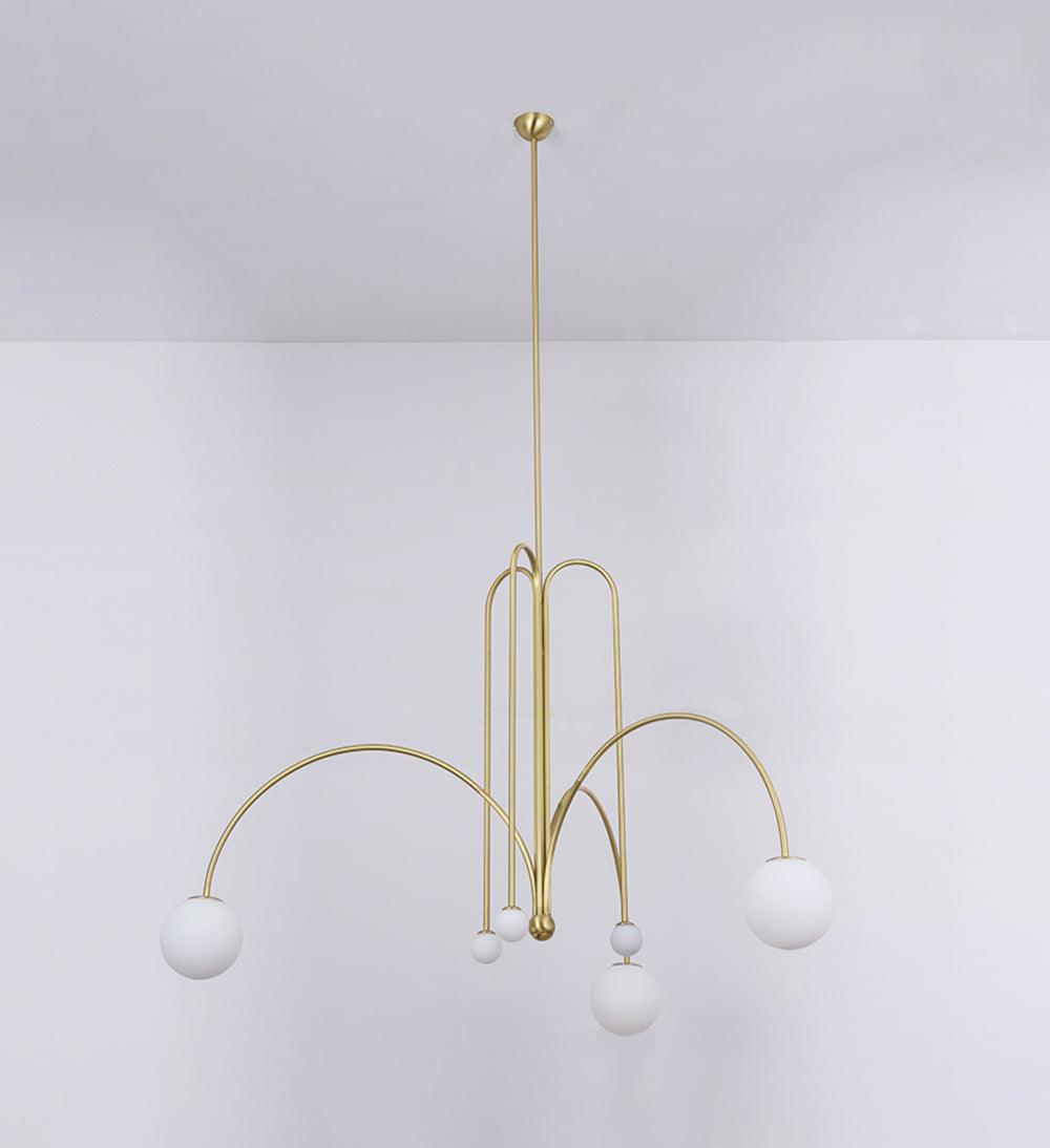 Arlina – Designer Deckenleuchte mit Glas-Kugeln