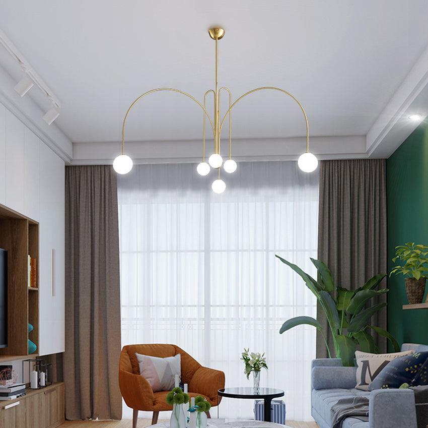 Arlina – Designer Deckenleuchte mit Glas-Kugeln