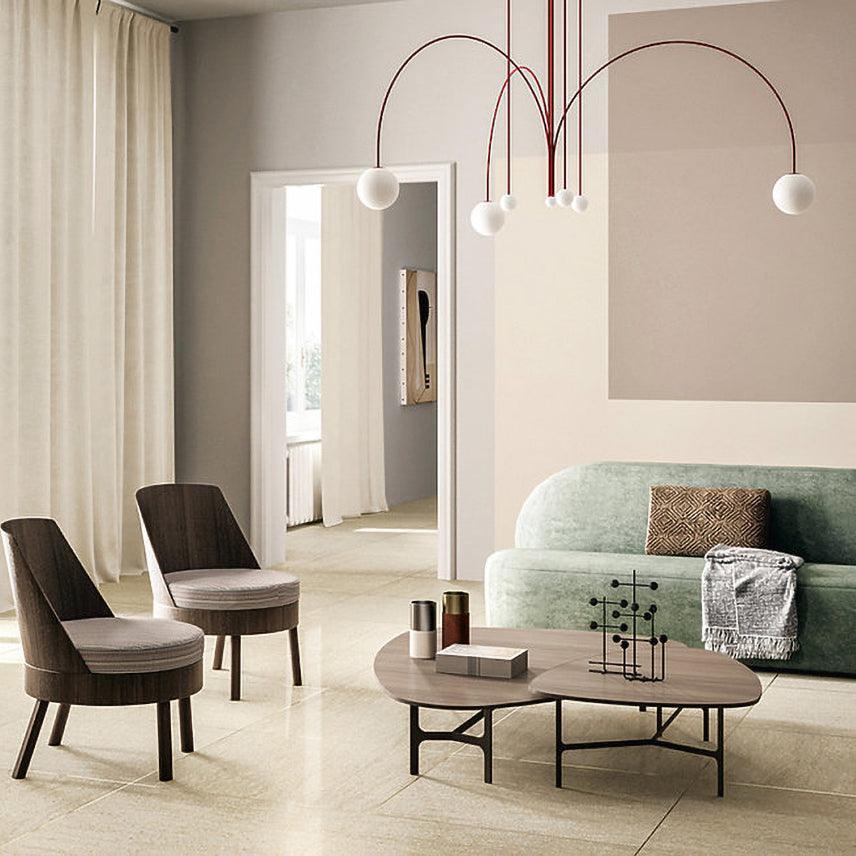 Arlina – Designer Deckenleuchte mit Glas-Kugeln