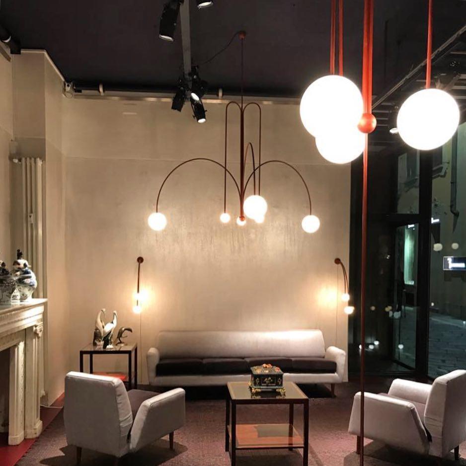Arlina – Designer Deckenleuchte mit Glas-Kugeln