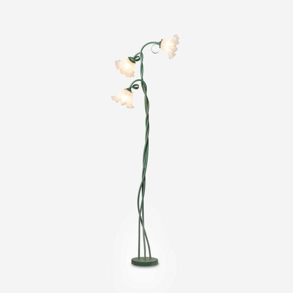 Bloomora | Blühende Design-Stehlampe