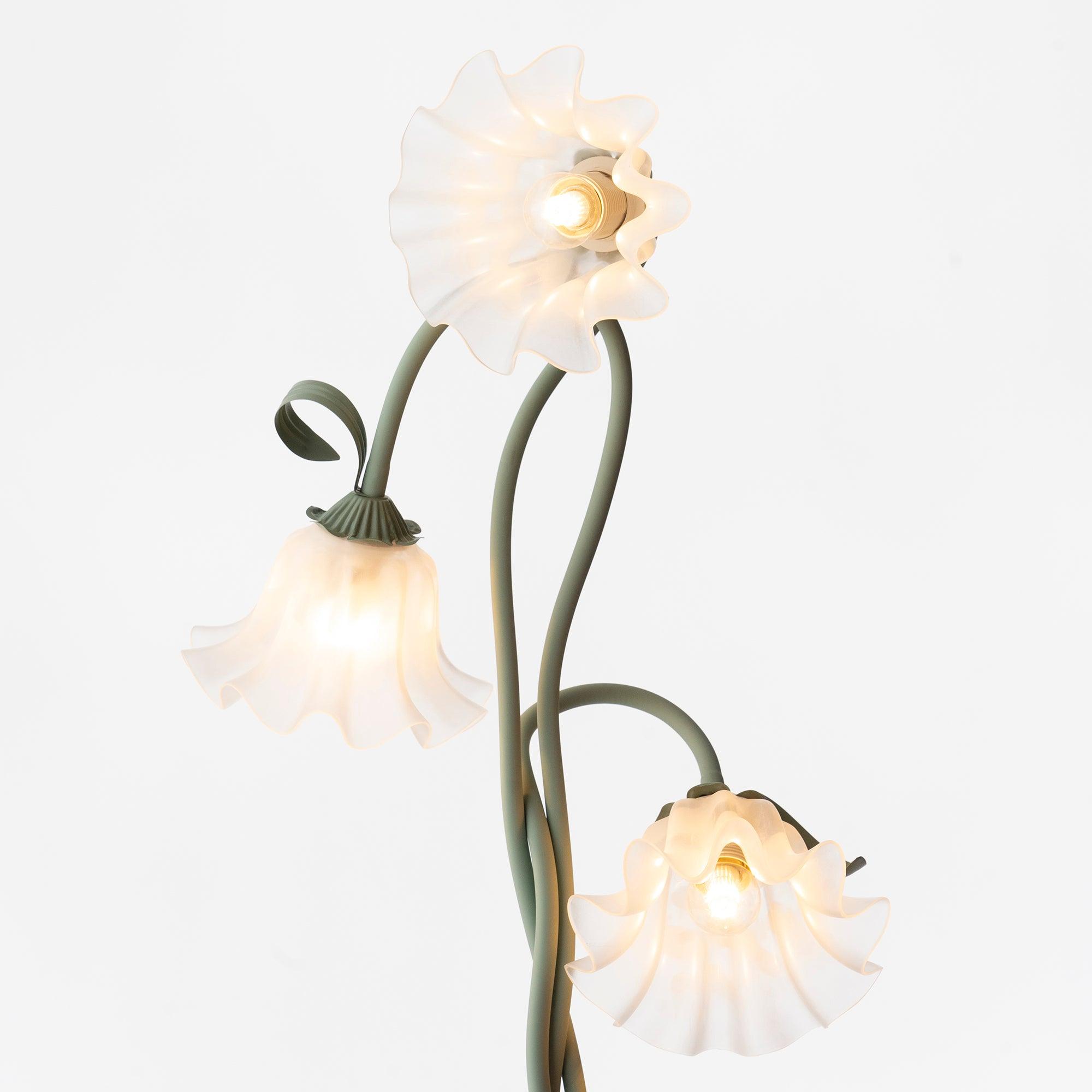 Bloomora | Blühende Design-Stehlampe
