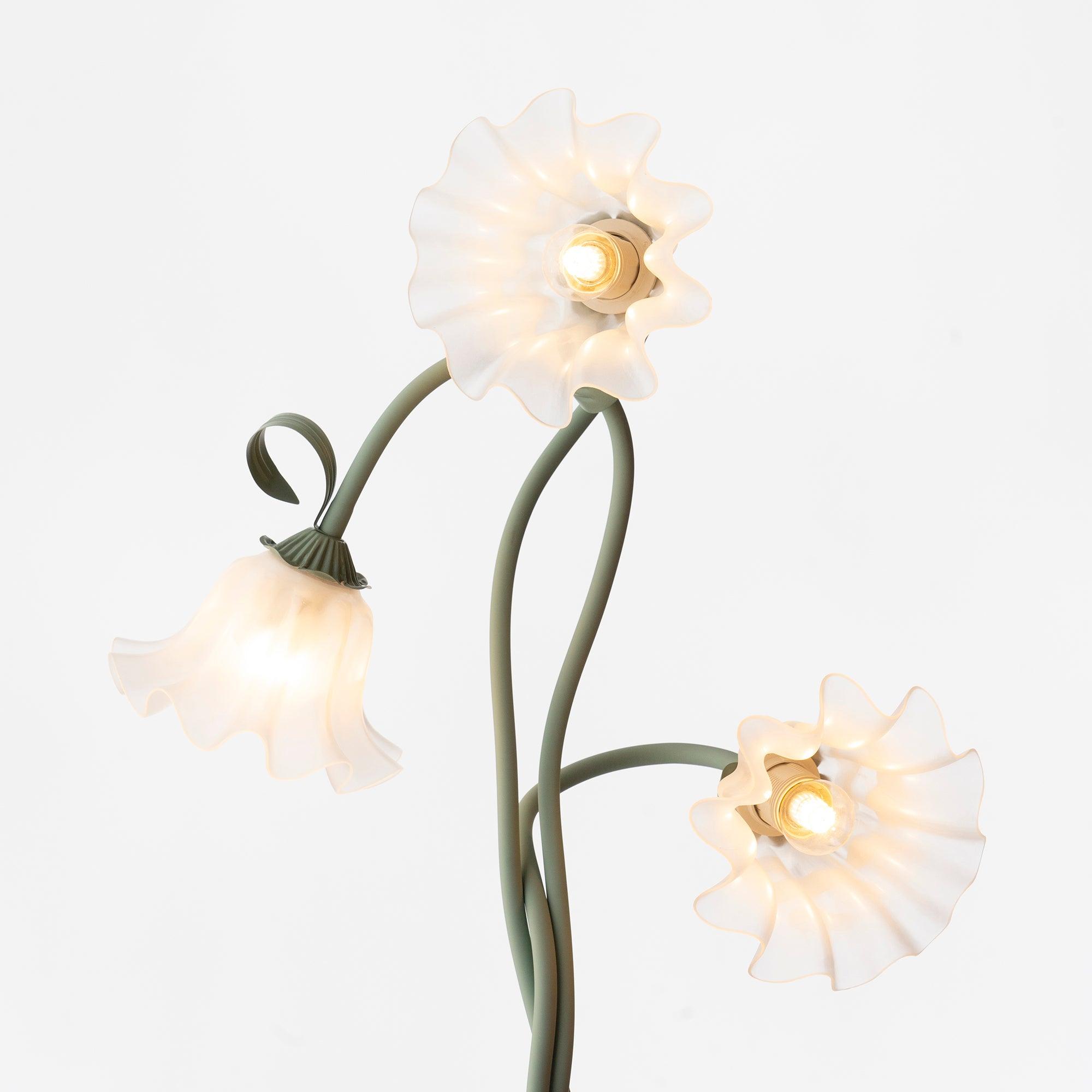 Bloomora | Blühende Design-Stehlampe