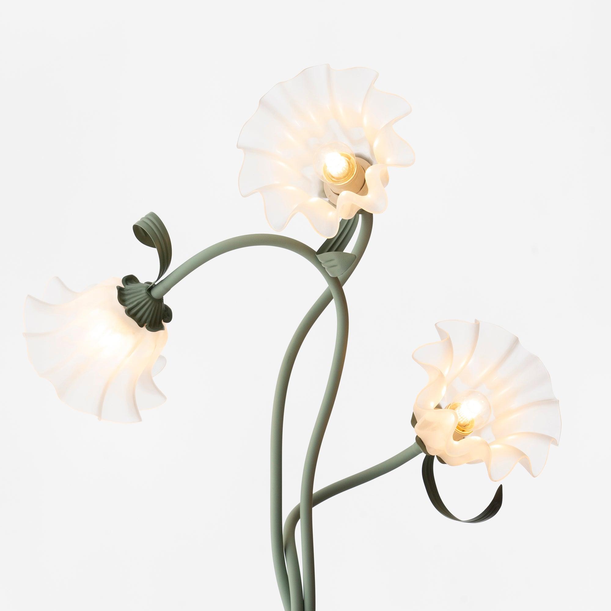 Bloomora | Blühende Design-Stehlampe