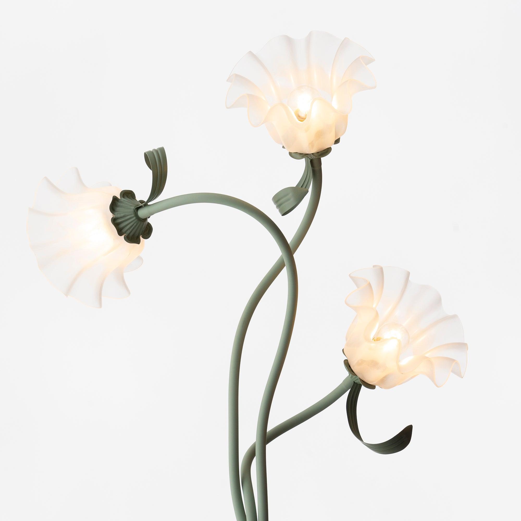 Bloomora | Blühende Design-Stehlampe