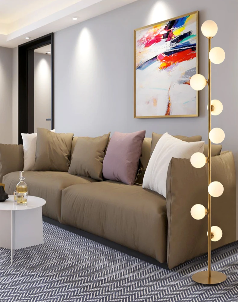 Celestina | Designer Stehlampe mit Kugellicht