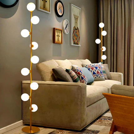 Celestina | Designer Stehlampe mit Kugellicht