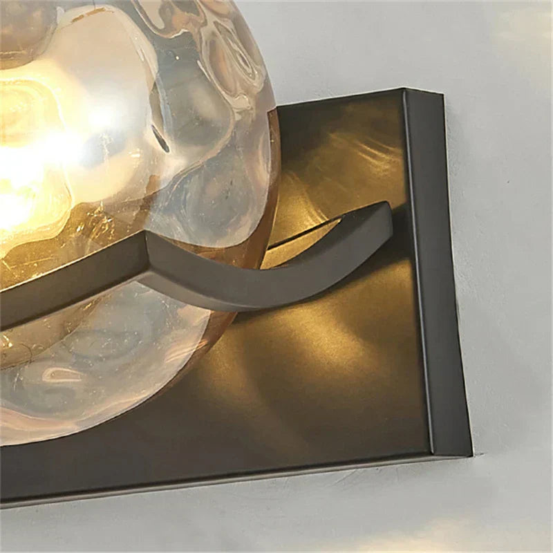Lorvian | Glas Kugel Wandleuchte