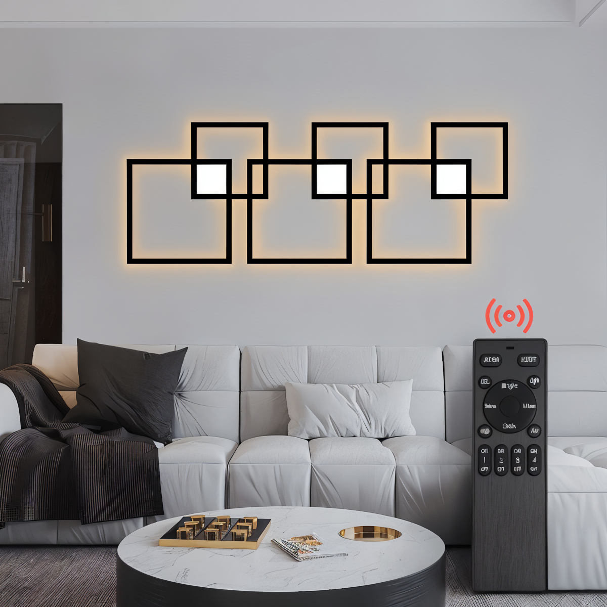 Vita | LED Wandlampe geometrische Muster