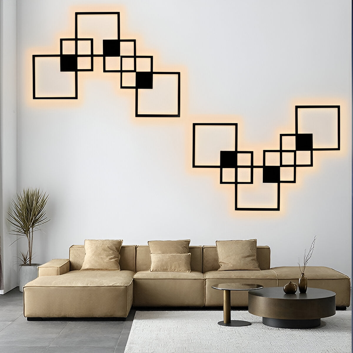 Vita | LED Wandlampe geometrische Muster