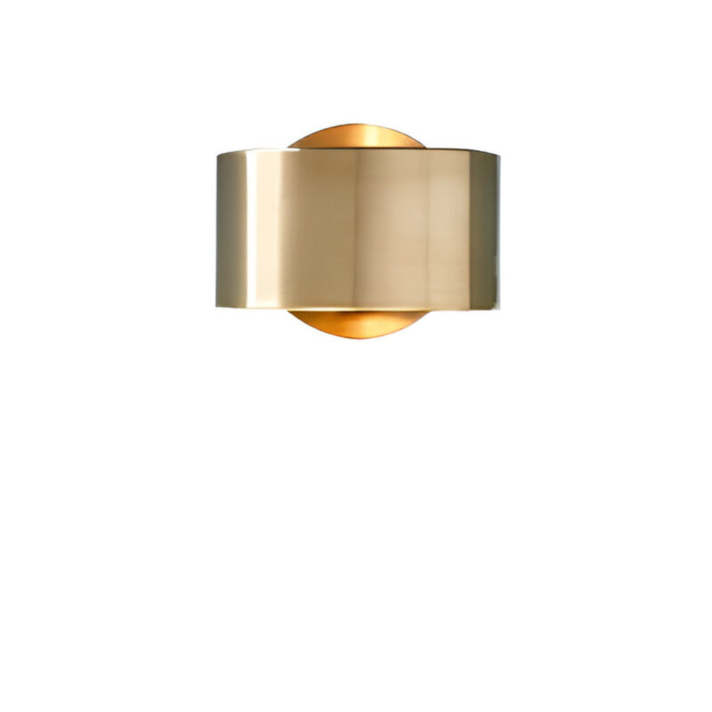 Homora | Goldene Trommel-Wandleuchte