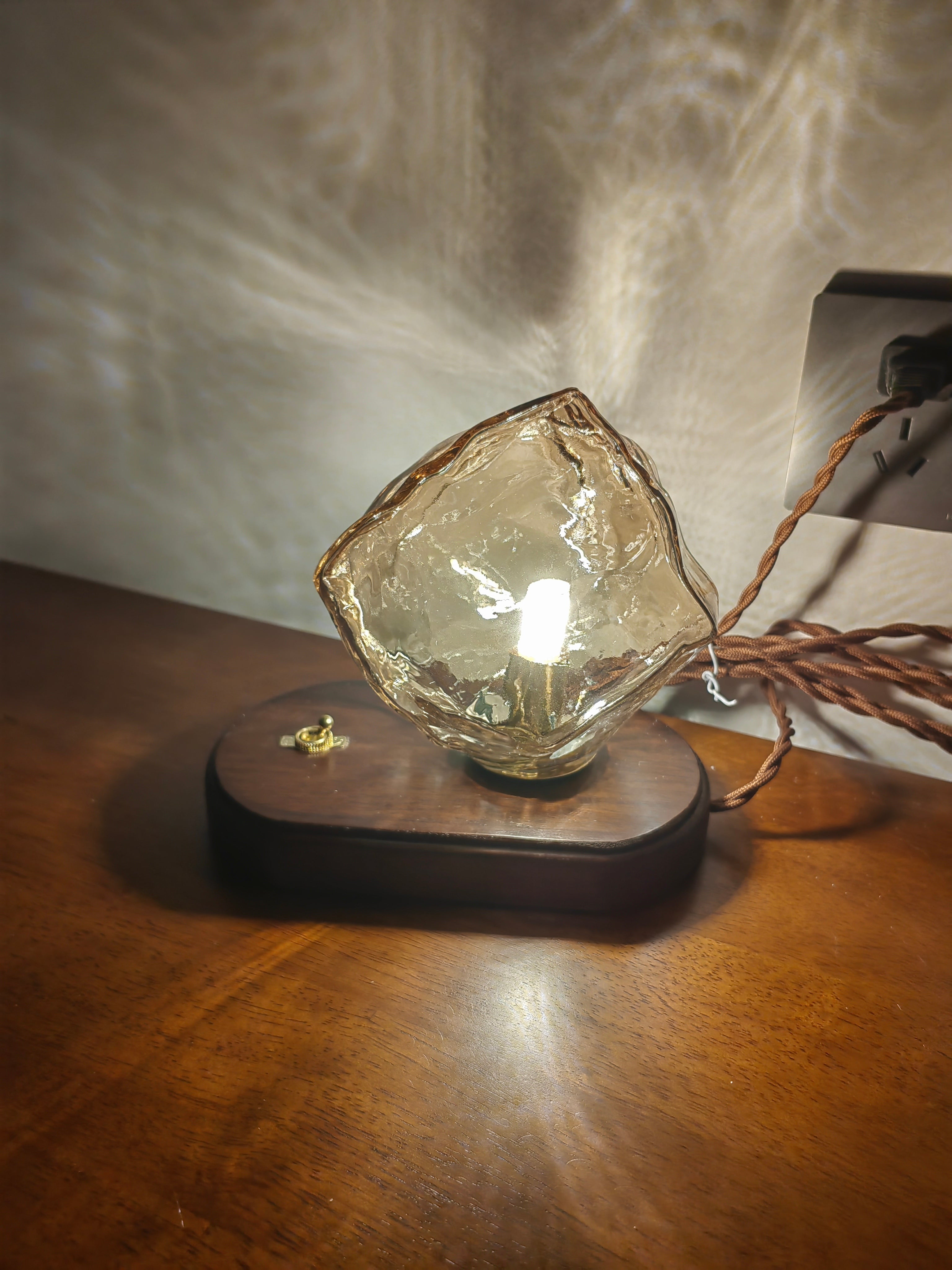 Averis | Glas Kristall Tischleuchte