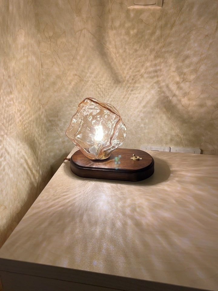 Averis | Glas Kristall Tischleuchte