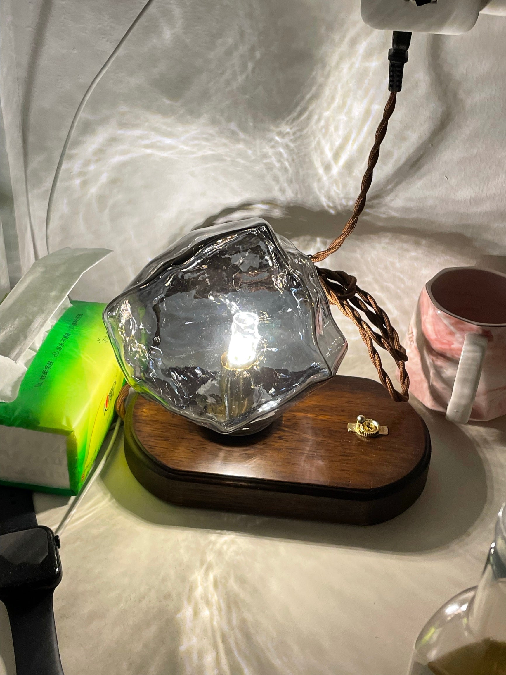 Averis | Glas Kristall Tischleuchte