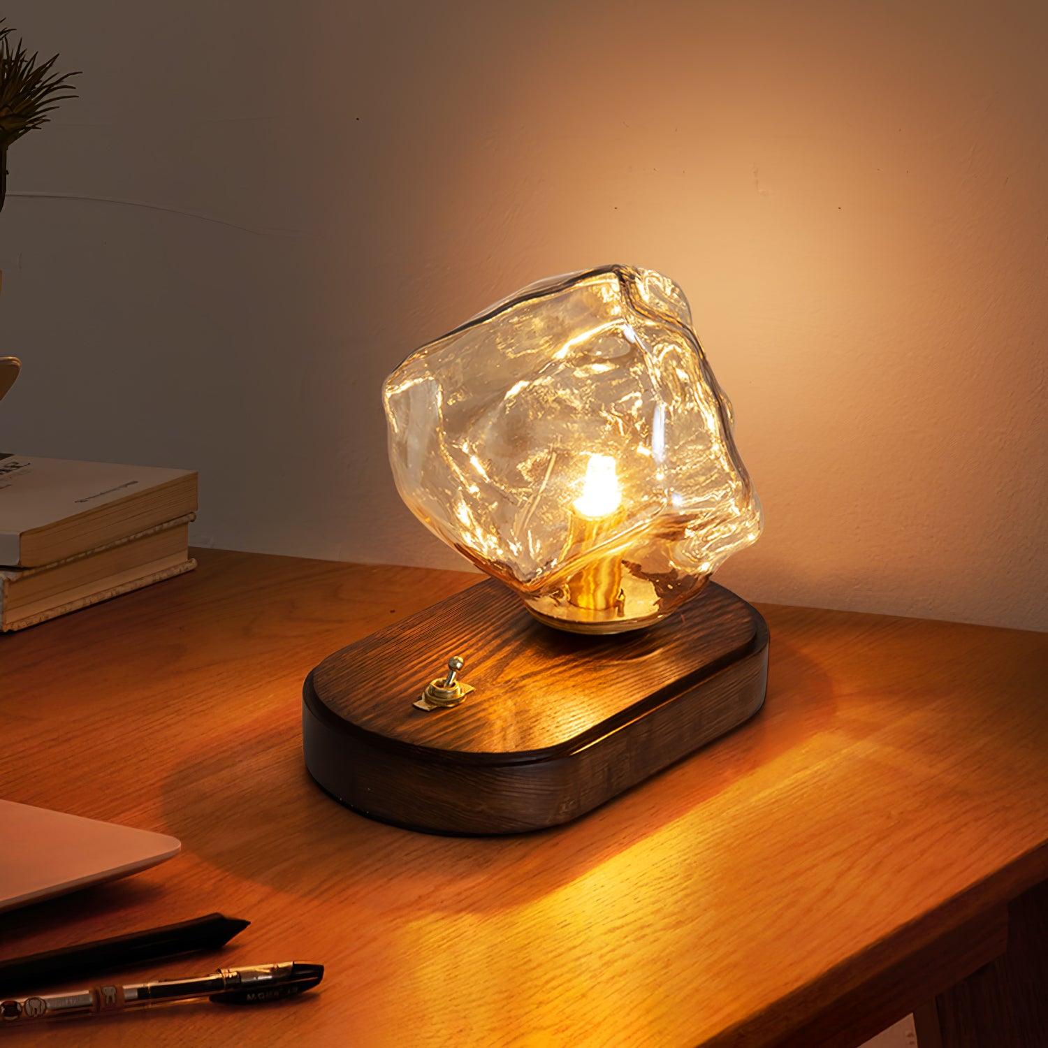 Averis | Glas Kristall Tischleuchte