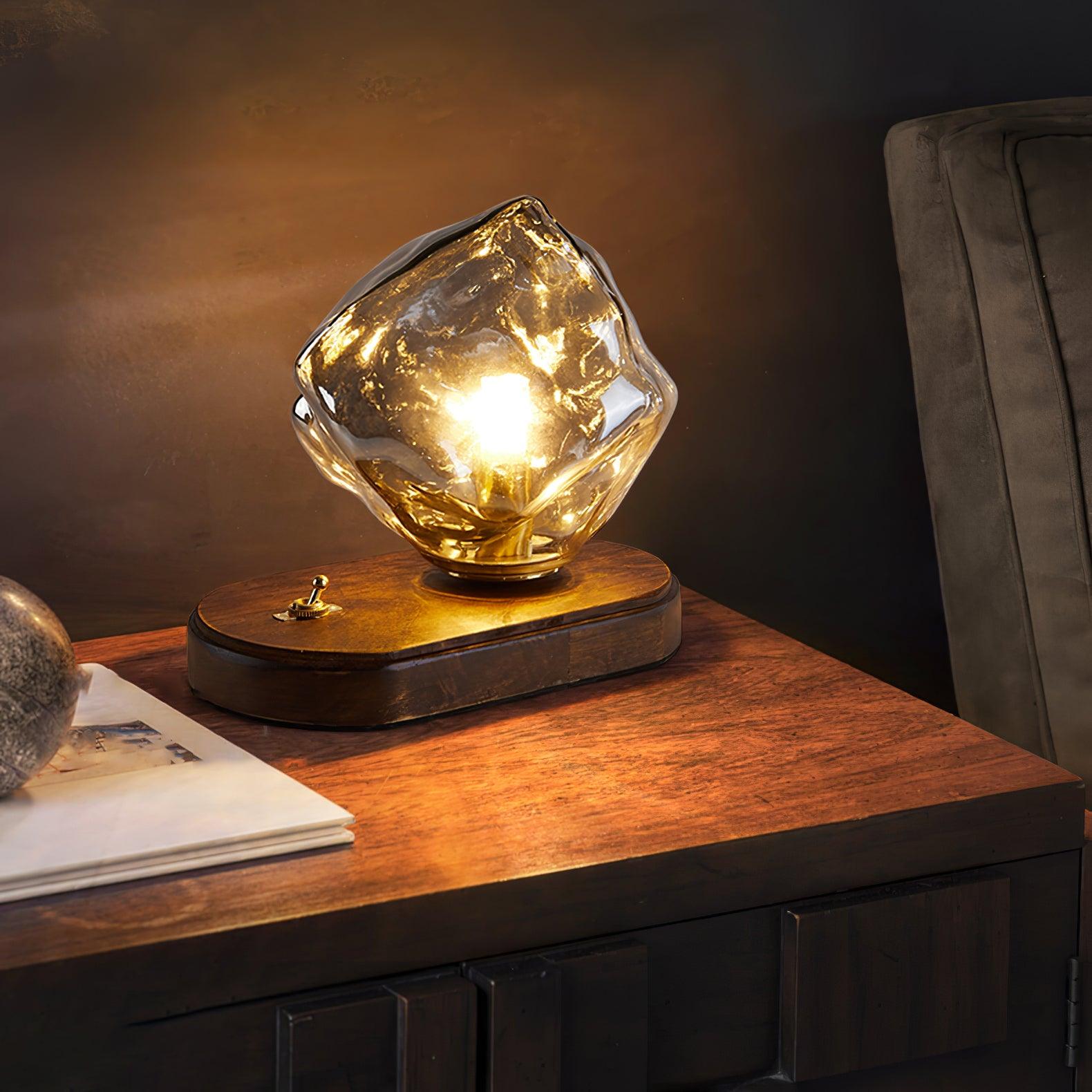 Averis | Glas Kristall Tischleuchte