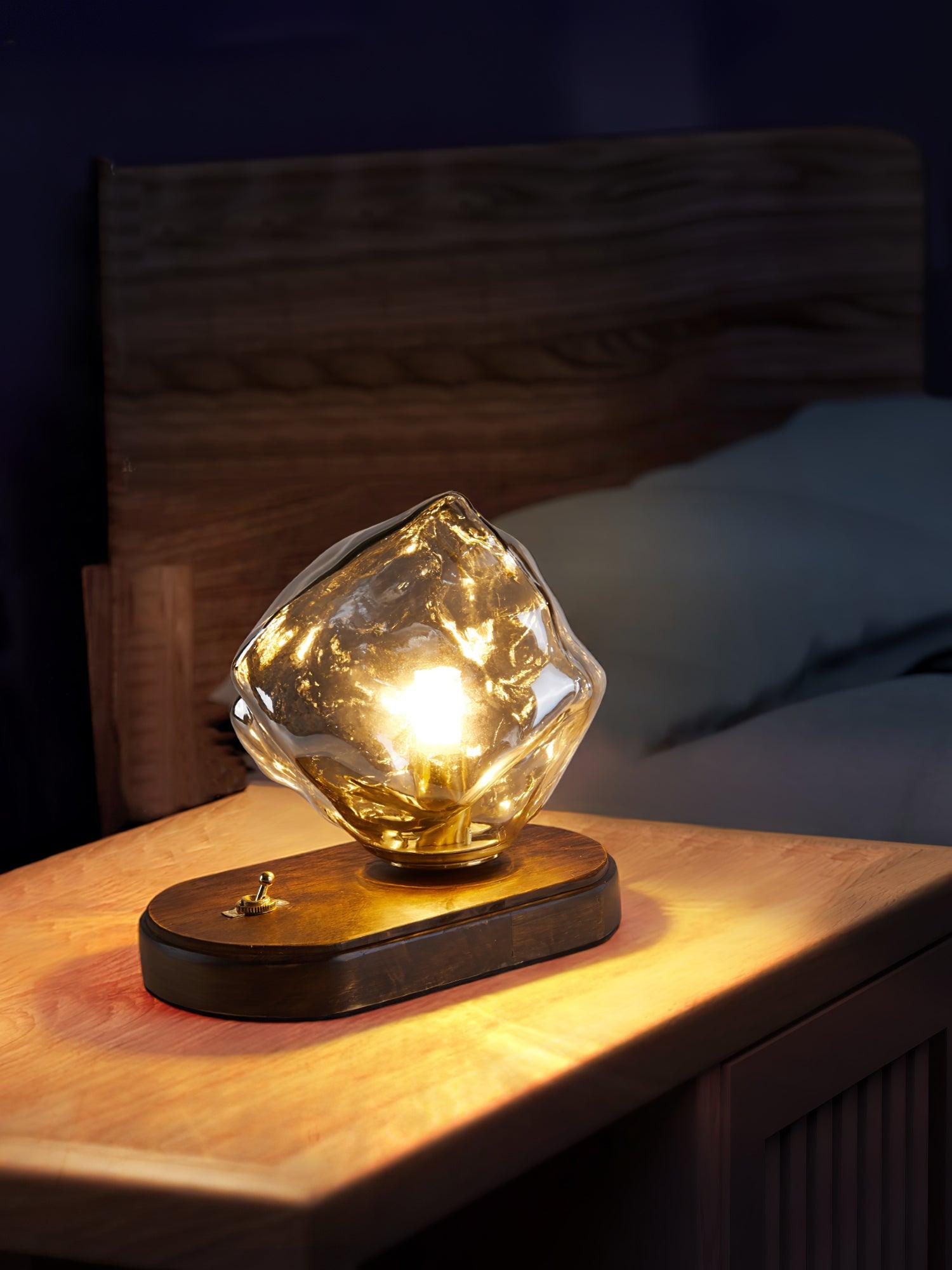 Averis | Glas Kristall Tischleuchte