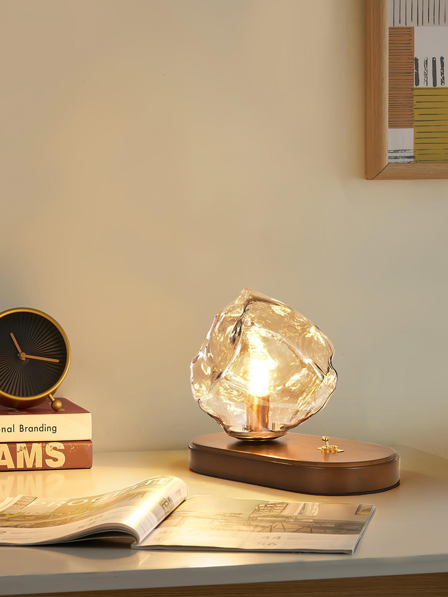 Averis | Glas Kristall Tischleuchte