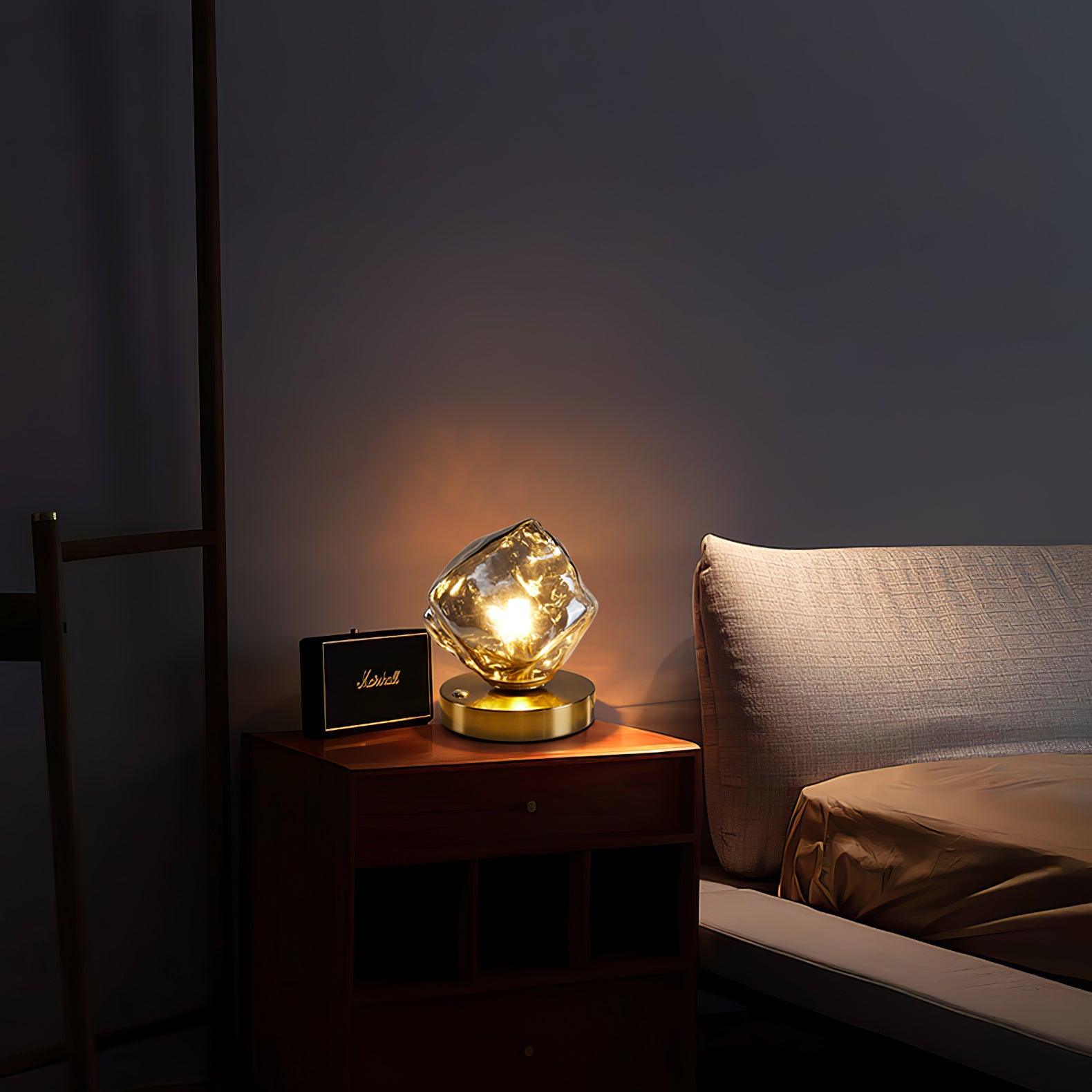 Averis | Glas Kristall Tischleuchte
