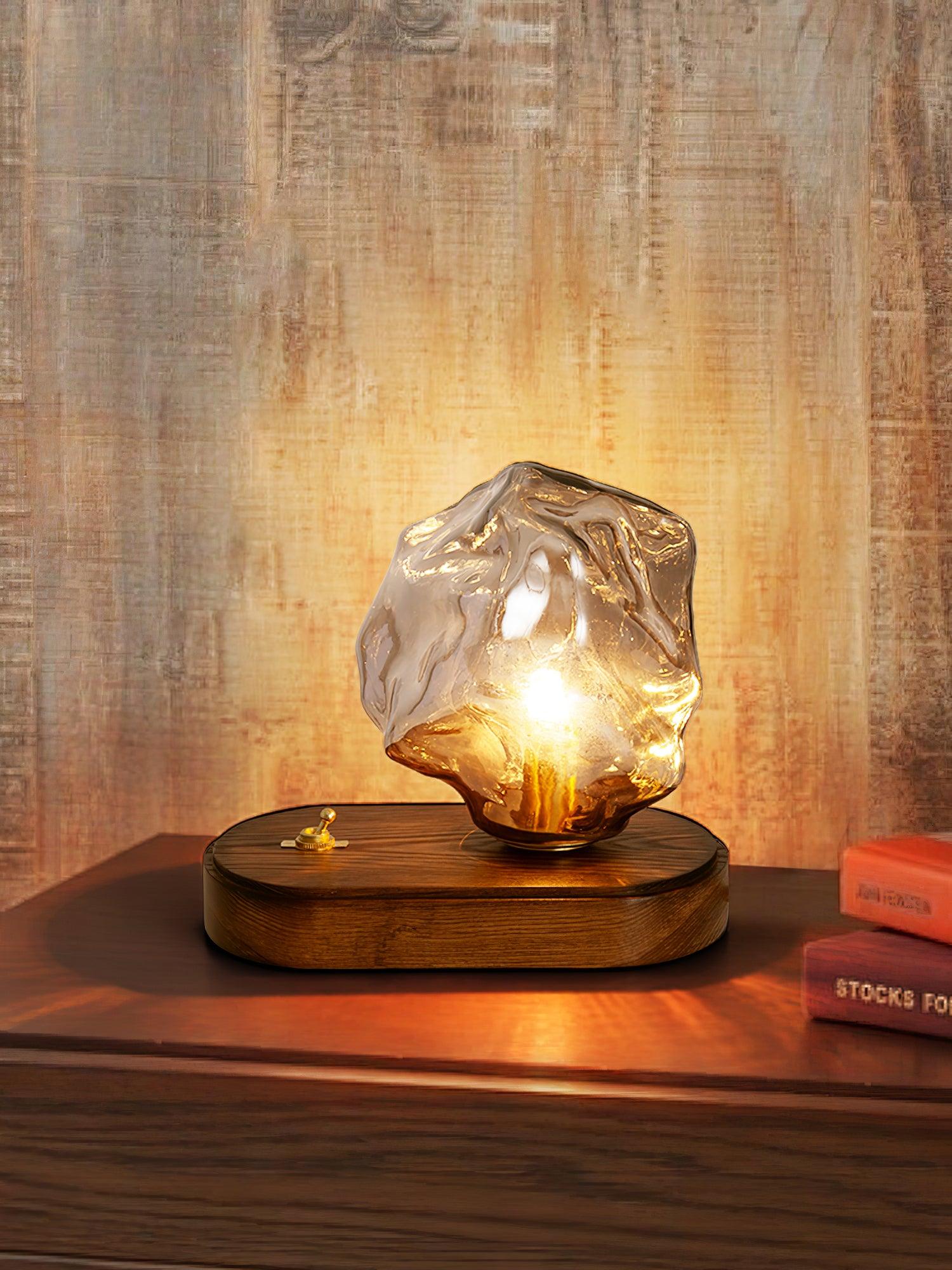 Averis | Glas Kristall Tischleuchte