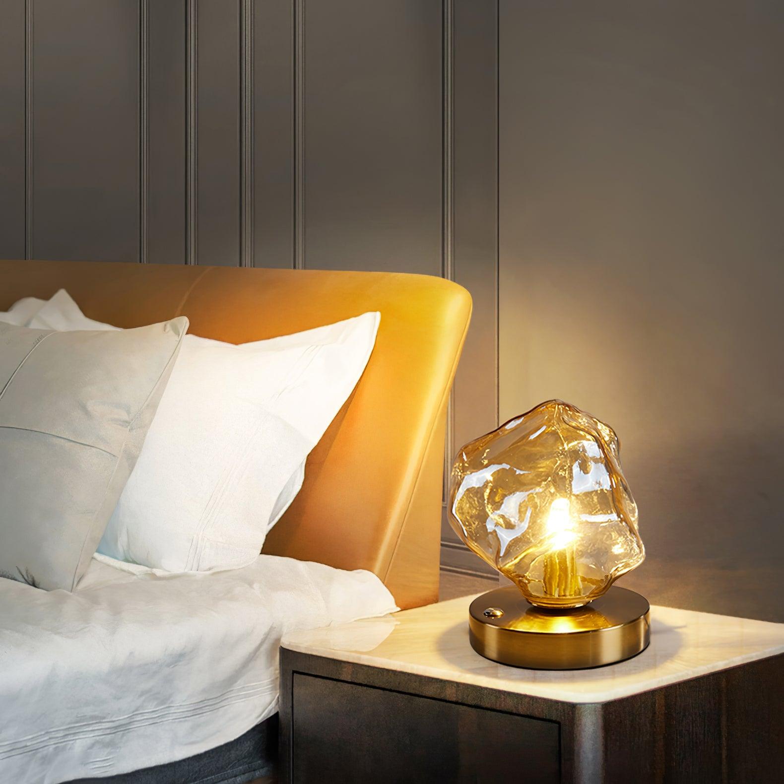 Averis | Glas Kristall Tischleuchte