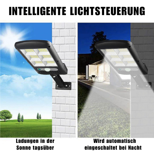 Veyron | Solar LED Wandleuchte mit Bewegungsmelder