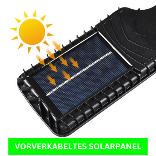 Veyron | Solar LED Wandleuchte mit Bewegungsmelder
