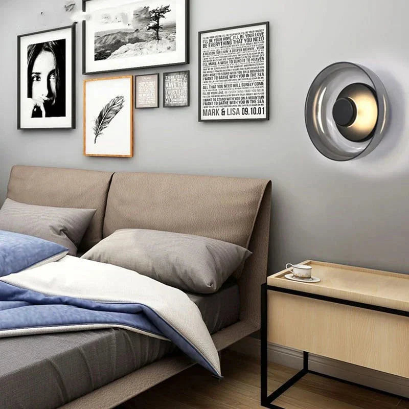 Solviera | Wandlampe mit Rundglas-Design
