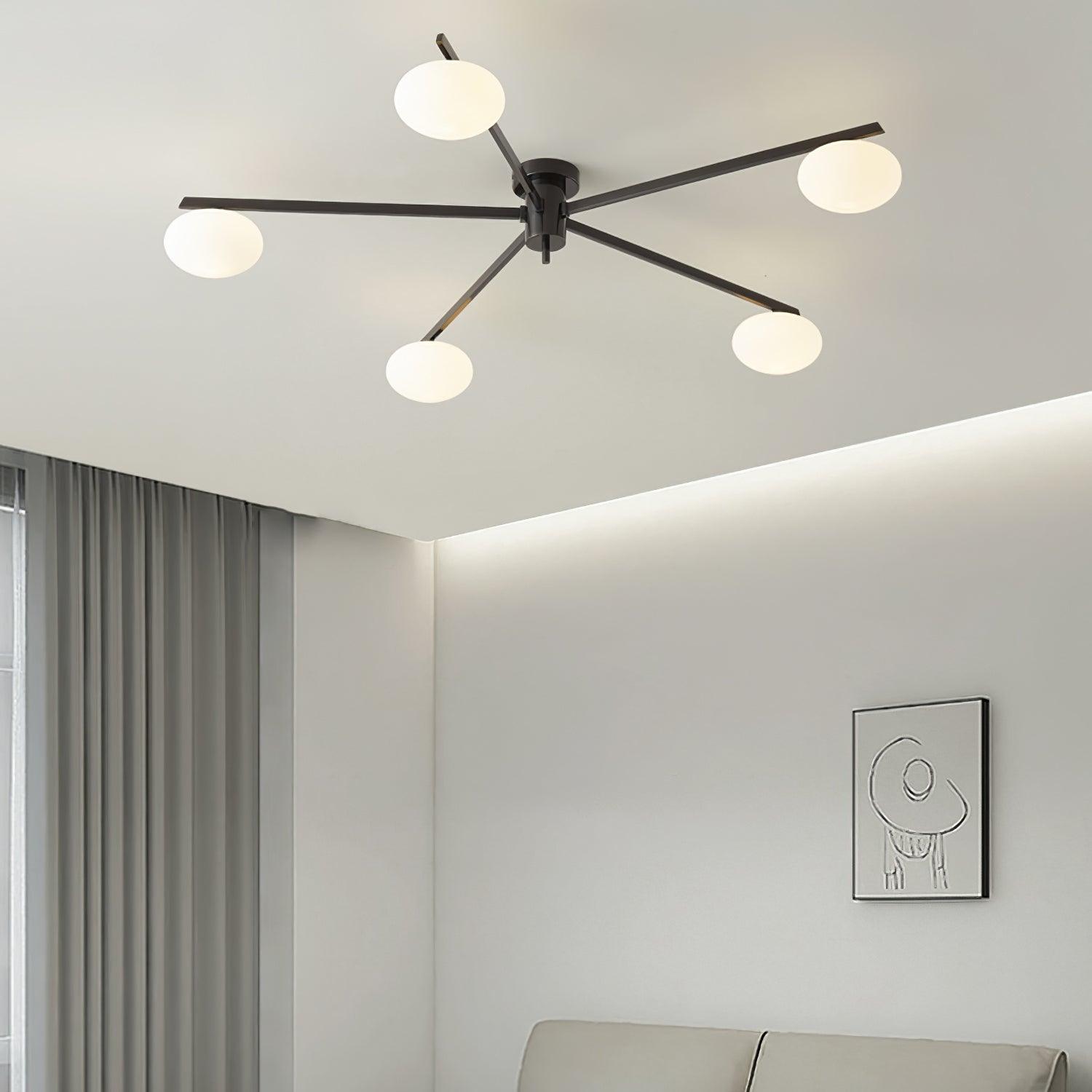 Arvid | Minimalistische Skandinavische Glas-Deckenlampe