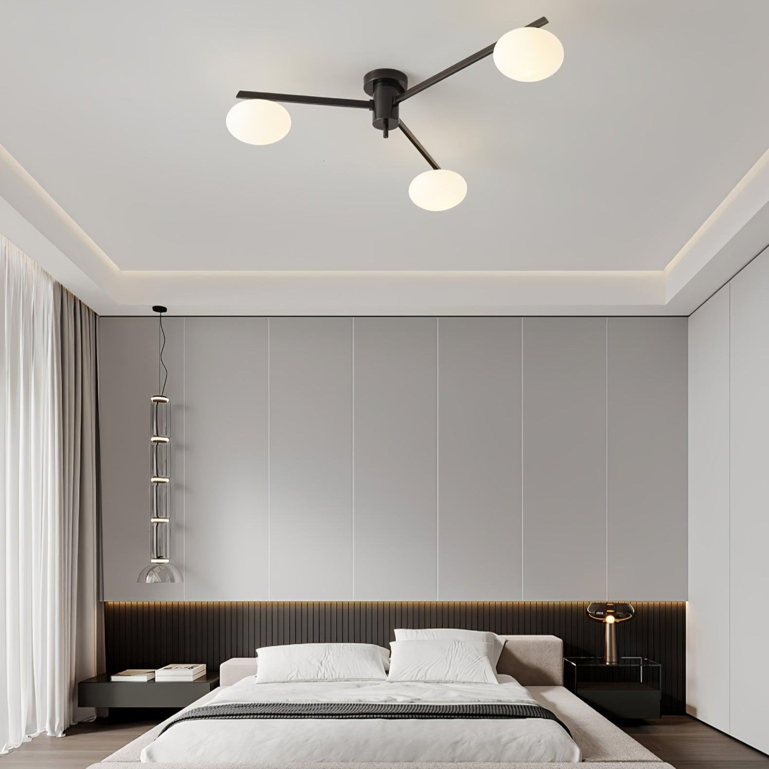 Arvid | Minimalistische Skandinavische Glas-Deckenlampe