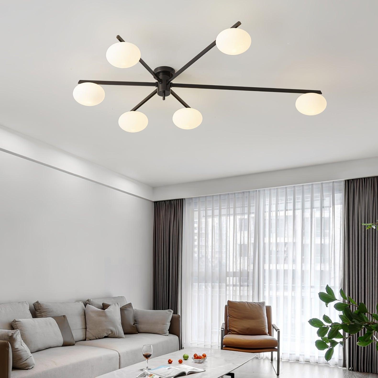 Arvid | Minimalistische Skandinavische Glas-Deckenlampe