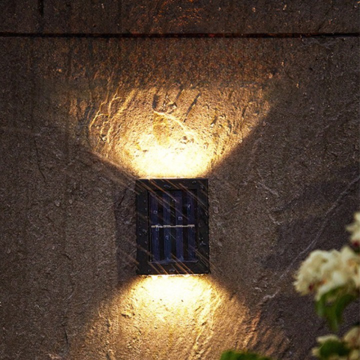 Solar LED Wandleuchten | Kabellose Außenbeleuchtung für Garten & Terrasse