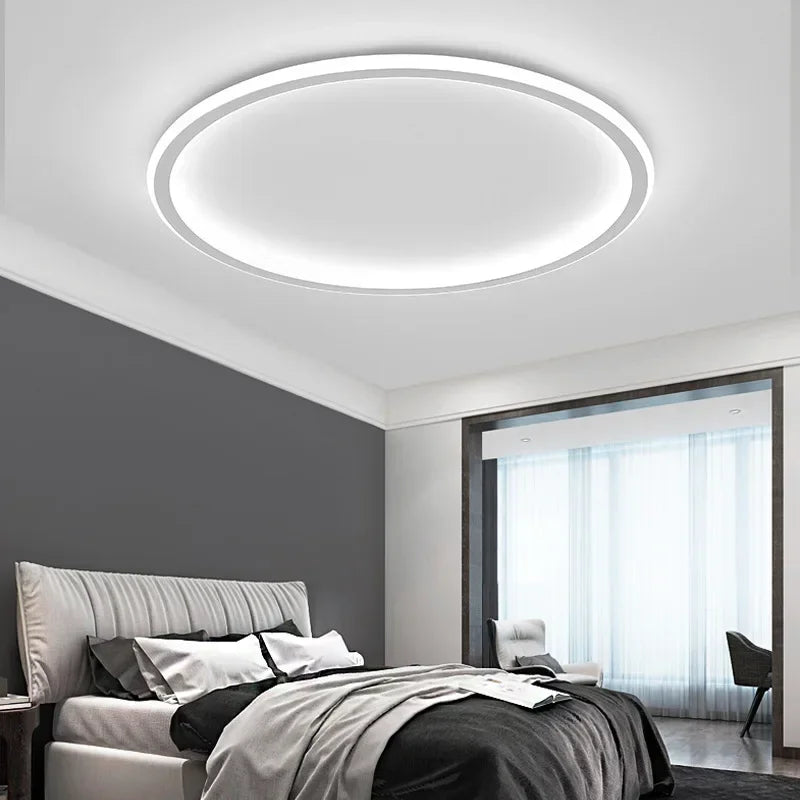 Runde LED-Deckenleuchte | Skandinavisches Design