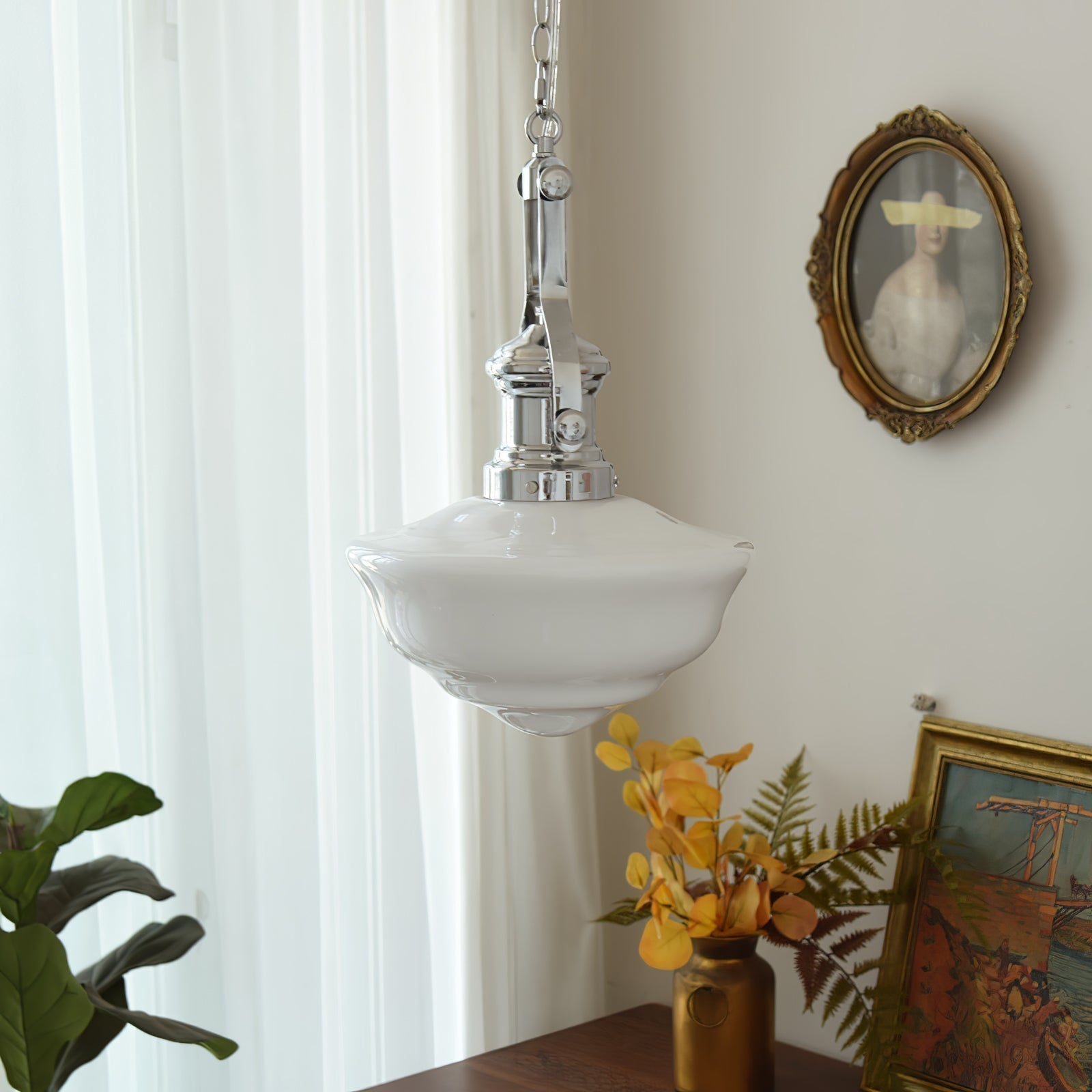 Amaris | Glas Pendelleuchte im Vintage-Stil