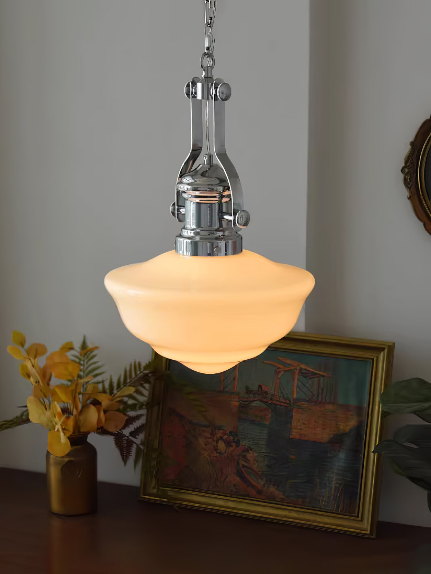 Amaris | Glas Pendelleuchte im Vintage-Stil